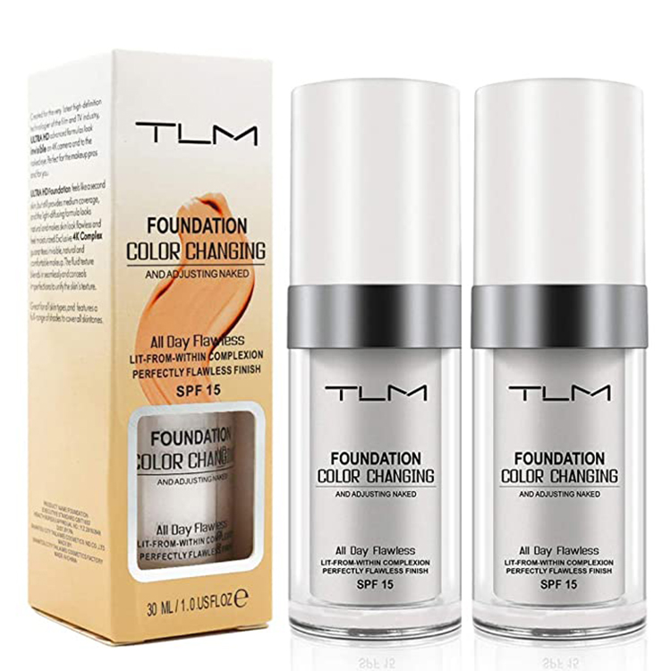 color-changing foundation