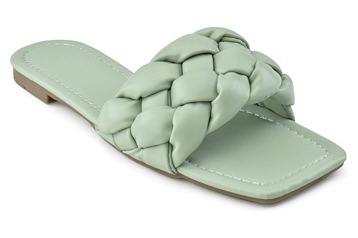 mint green sandals