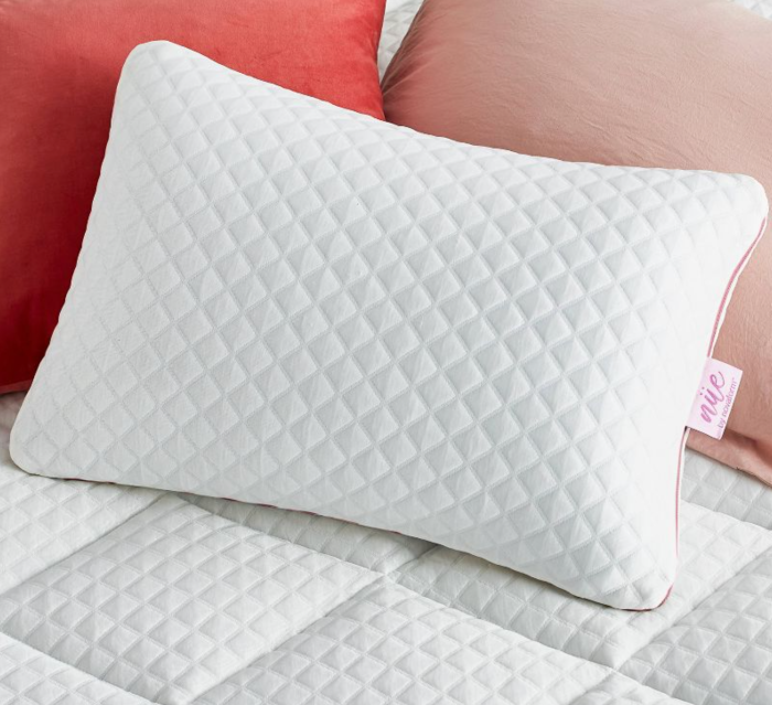 nüe by Novaform Plush Adjustable Gel Memory Foam Bed Pillow