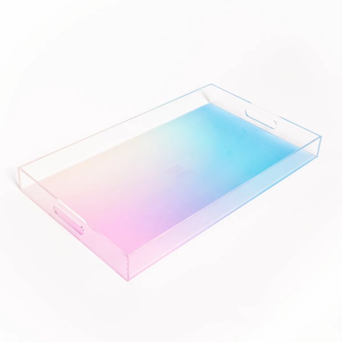 ombre serving tray