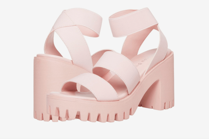 pink lugsole heels