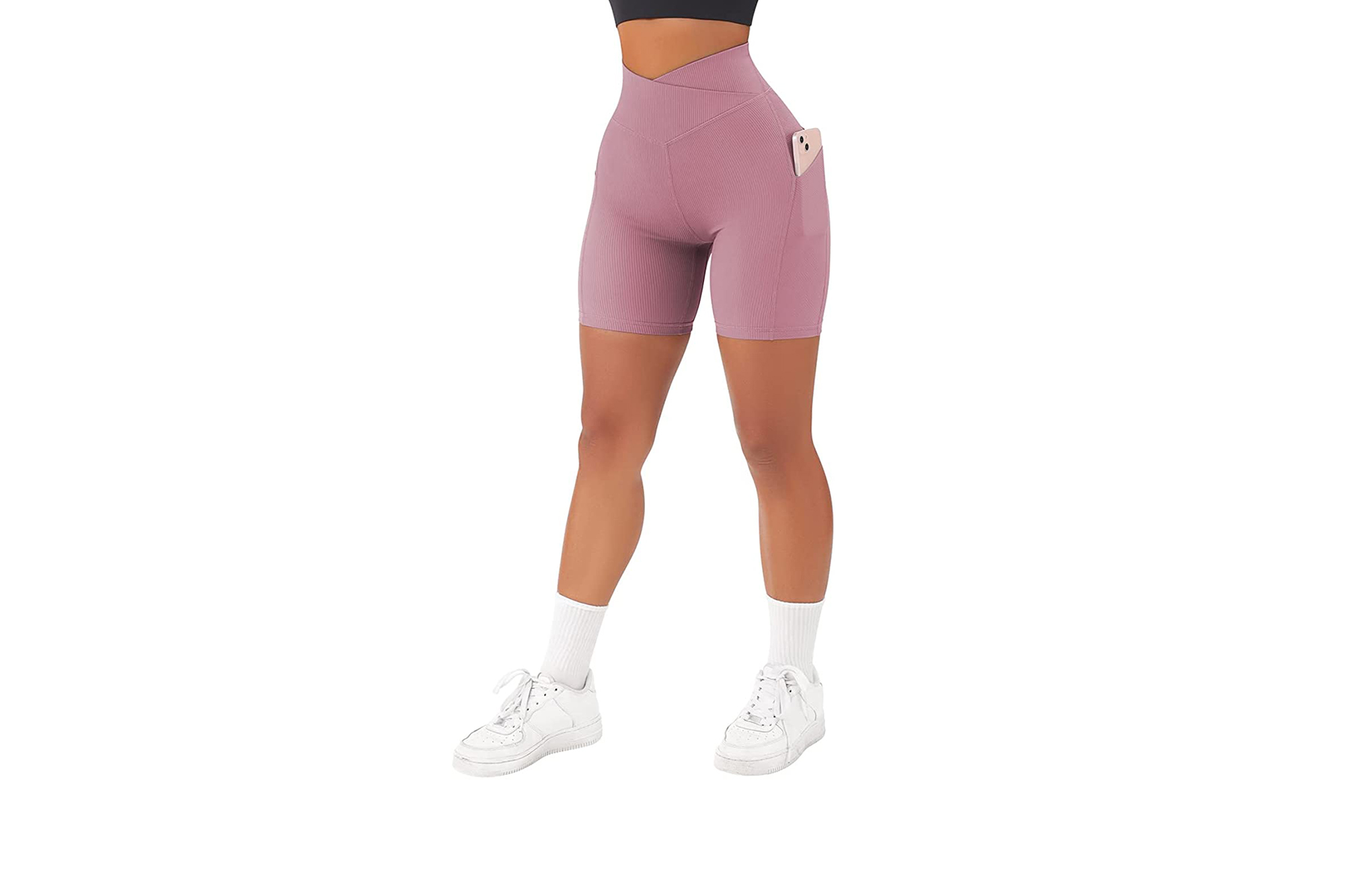 These High-Waisted Workout Shorts Lift Your Booty and Cinch Your