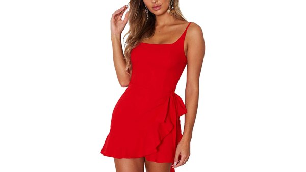 red dress