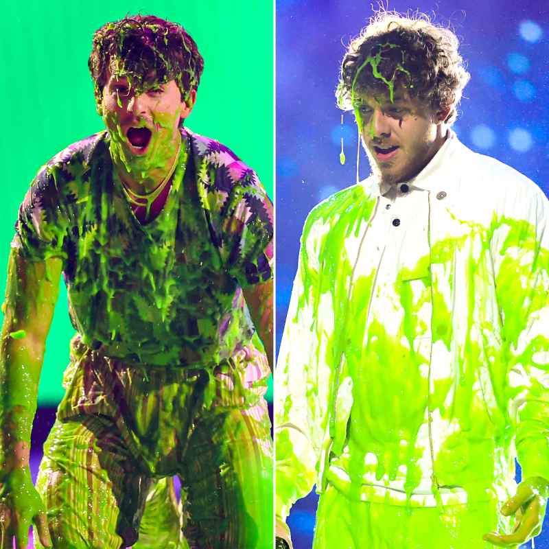 Stars Getting Slimed at the Nickelodeon Kids’ Choice Awards