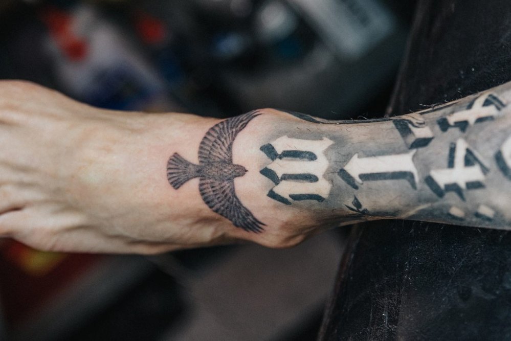 Travis Barker Honors Foo Fighters Drummer Taylor Hawkins With a Hawk Tattoo: 'Forever'