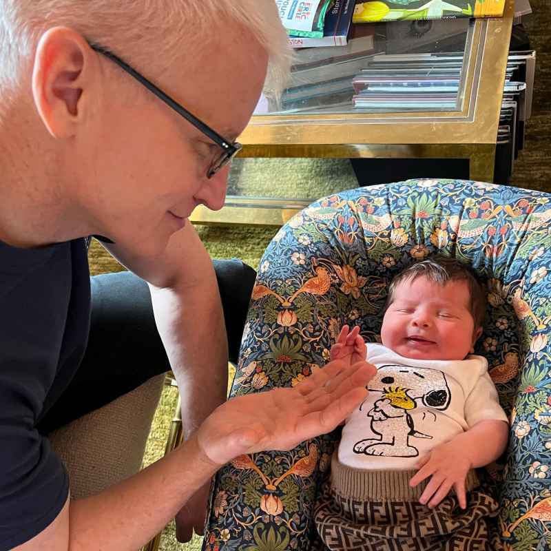 High Five! Andy Cohen's Daughter Lucy Meets Anderson Cooper for 1st Time