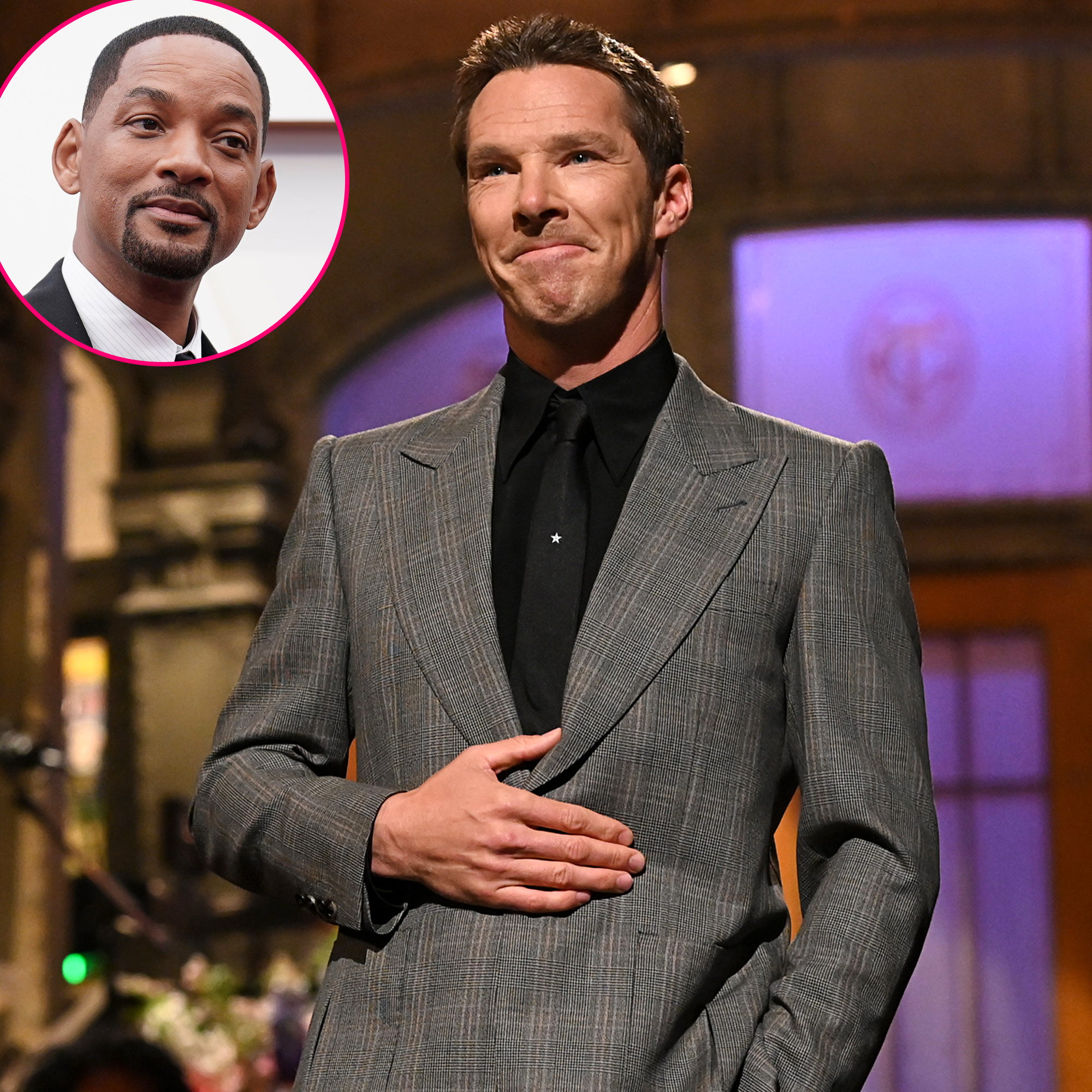 SNL Benedict Cumberbatch Jokes About Will Smith Oscars Drama picture