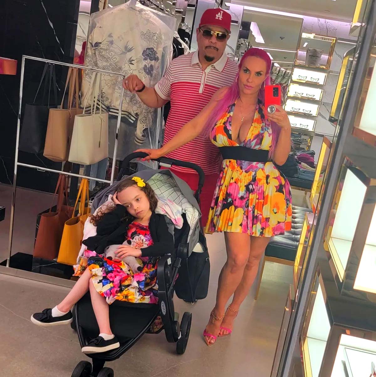 Coco Austin's Fans React to Daughter Chanel, 6, Riding in a Stroller