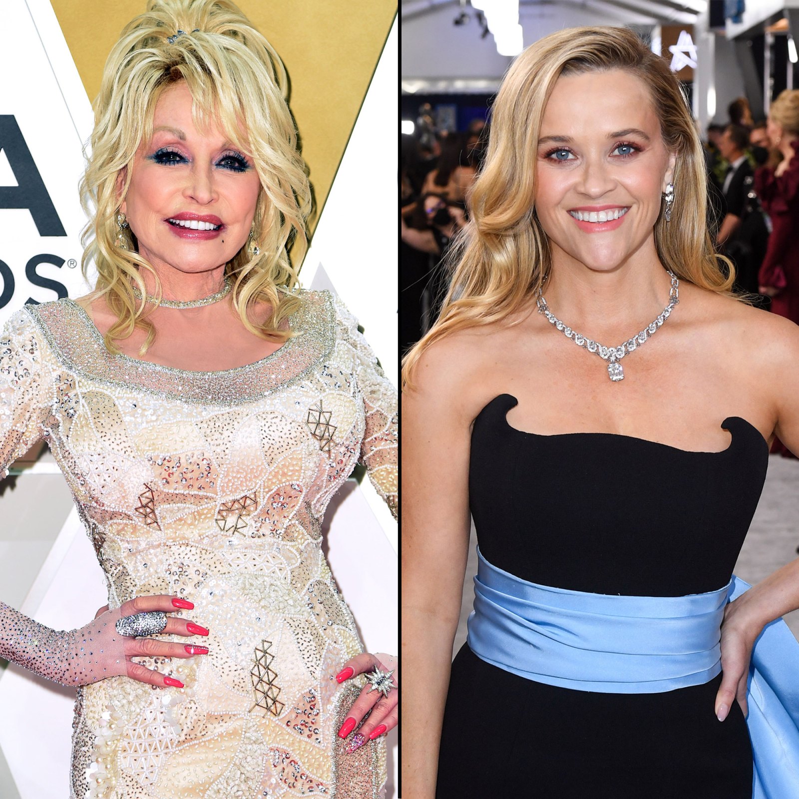 Dolly Parton and Reese Witherspoon Celebrities Reveal Which Stars They Want to Play Them Onscreen in a Biopic