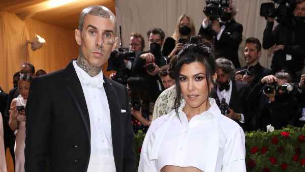 Feature Kourtney Kardashian and Travis Barker Pack on the PDA at 2022 Met Gala 2022 After Skipping the Event 1 Year Prior