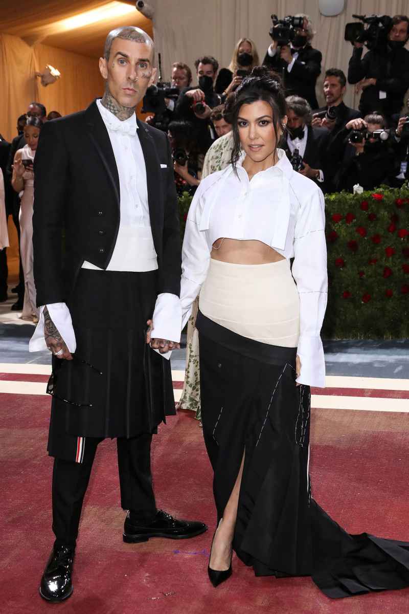 Feature Kourtney Kardashian and Travis Barker Pack on the PDA at 2022 Met Gala 2022 After Skipping the Event 1 Year Prior