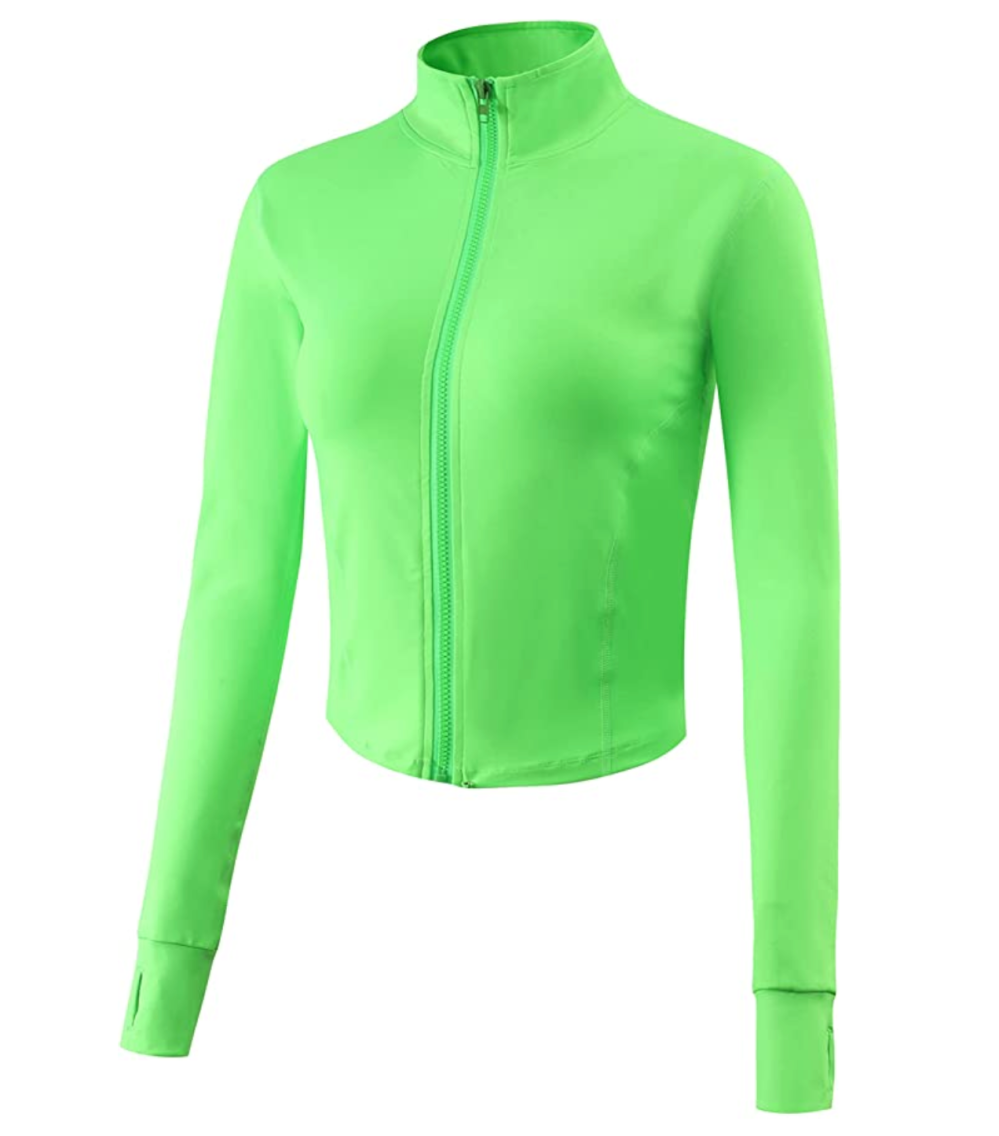 Gihuo Women's Athletic Full Zip Lightweight Workout Jacket