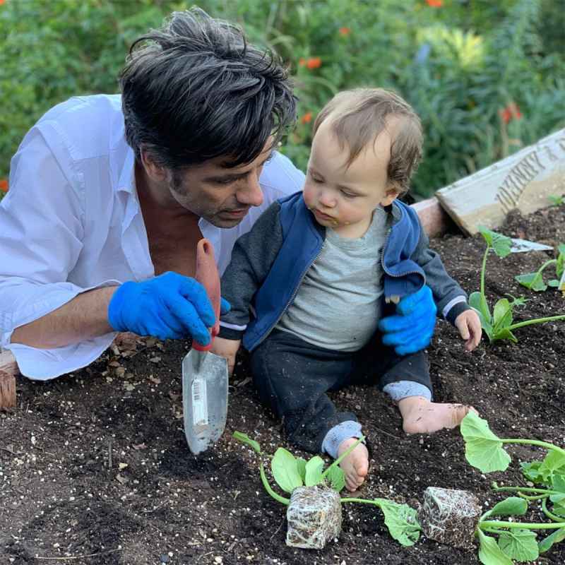 Green Thumb John Stamos and Caitlin McHugh Family Album With Son Billy Through the Years