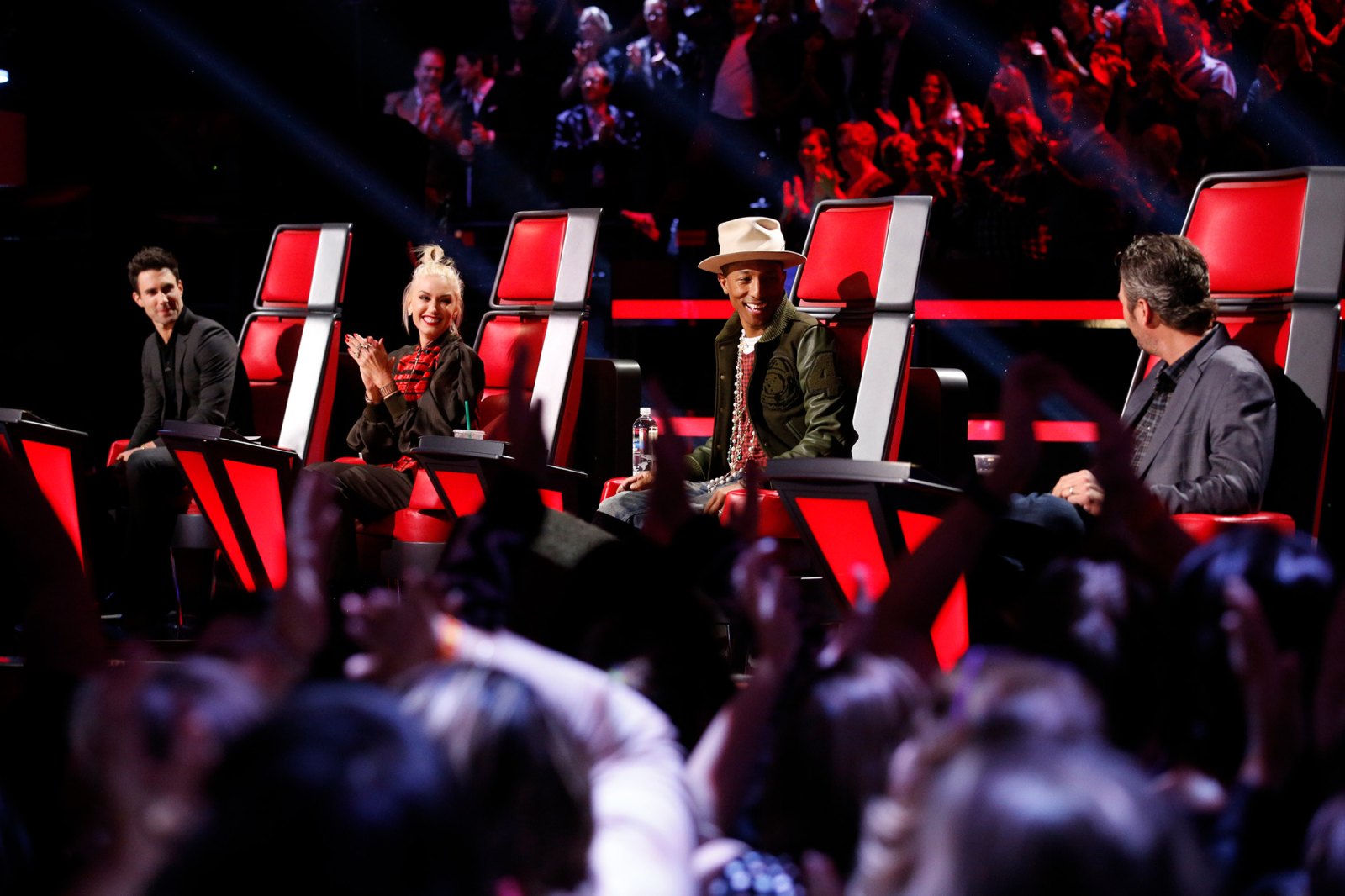 Gwen Stefani Is Returning to 'The Voice': Watch Her Announcement With Husband Blake Shelton and John Legend