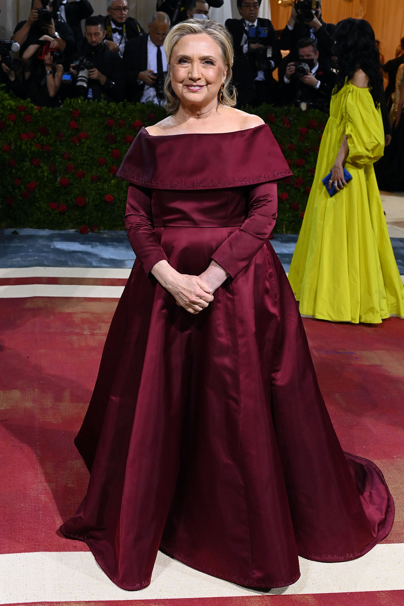 Hillary Rodham Clinton Met Gala 2022 Red Carpet Fashion