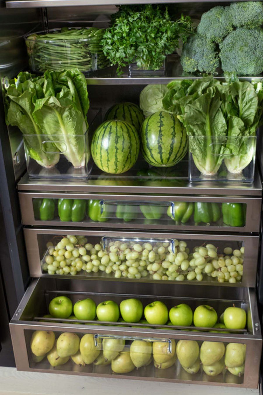 Inside Kris Jenners Organized Refrigerators Yes There Is More Than 1