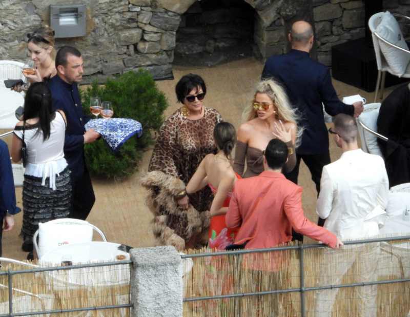 Kardashian-Jenner Pre-Wedding Lunch in Italy ahead of Kourtney Travis Barker Wedding