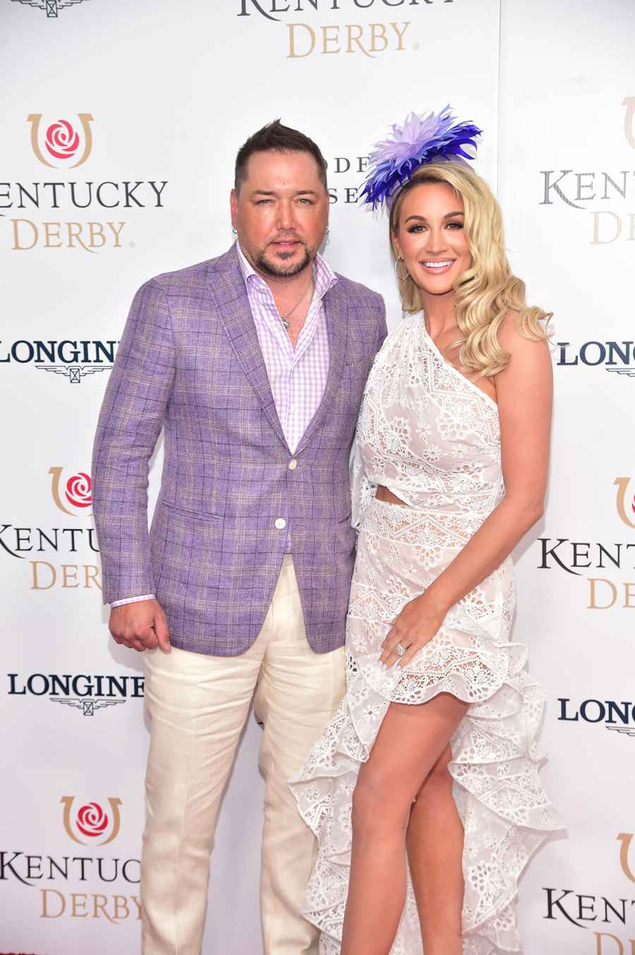 Jason Aldean and Brittany Aldean at the 2022 Kentucky Derby