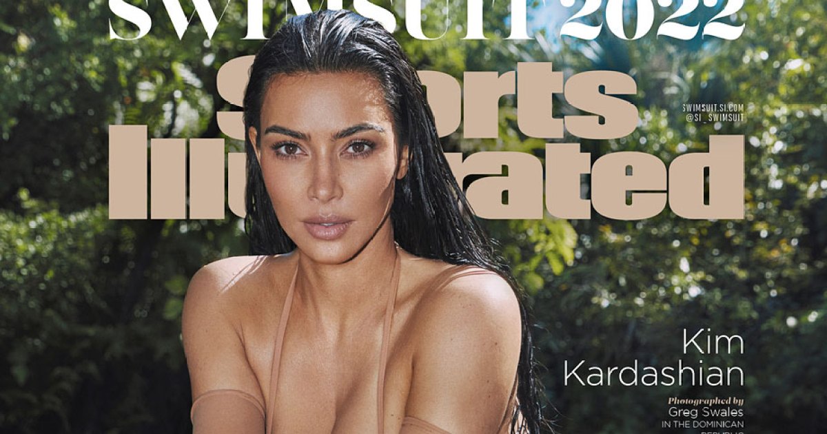 Blank bænk Picasso Kim Kardashian Makes 'SI Swimsuit' Cover Debut: Pics