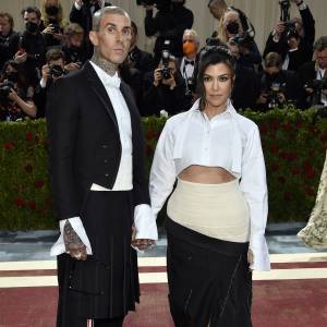 Kourtney Kardashian Marries Travis Barker in Dolce & Gabbana Mini Dress