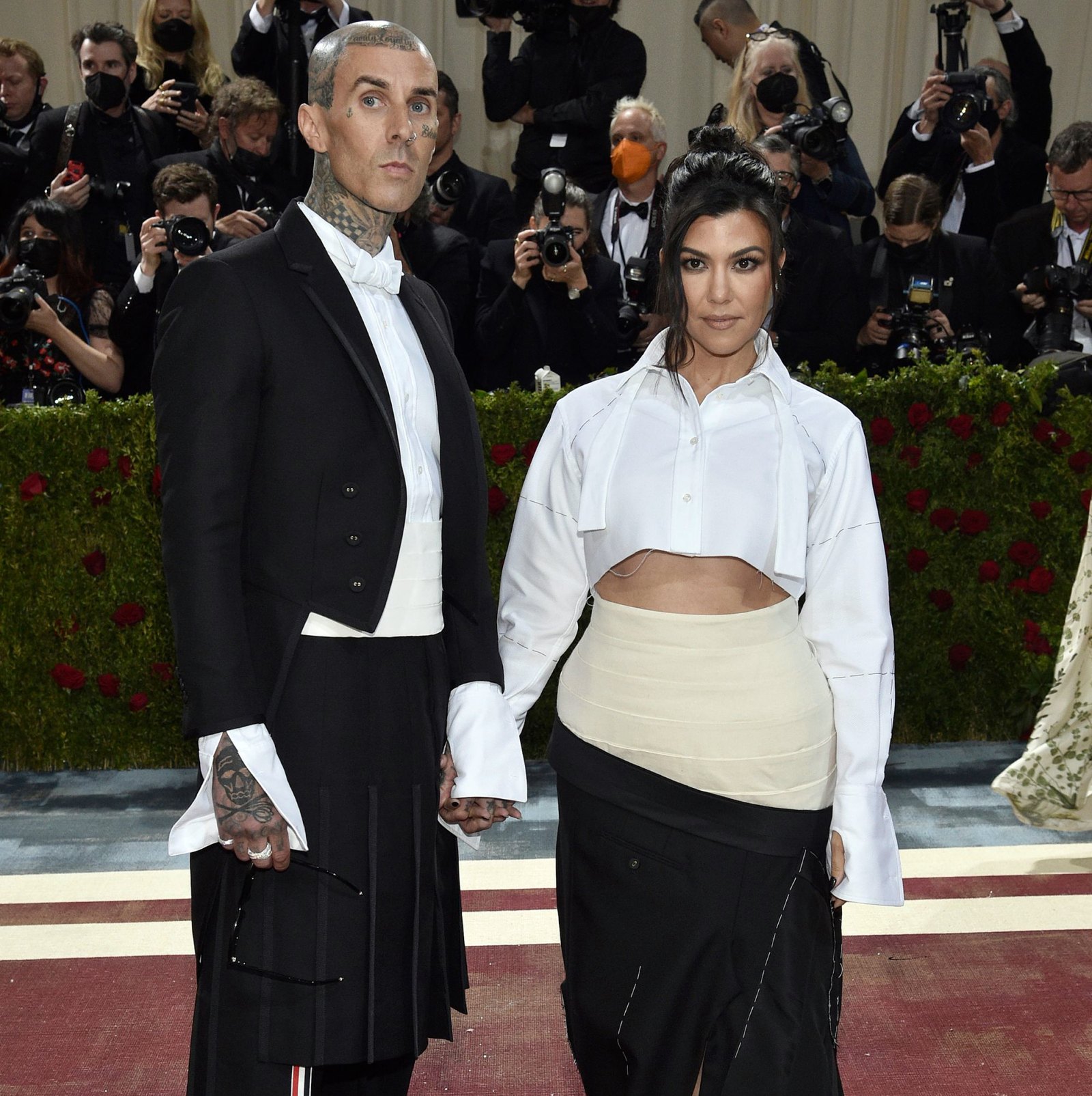 Kourtney Kardashian Marries Travis Barker in Dolce & Gabbana Mini Dress