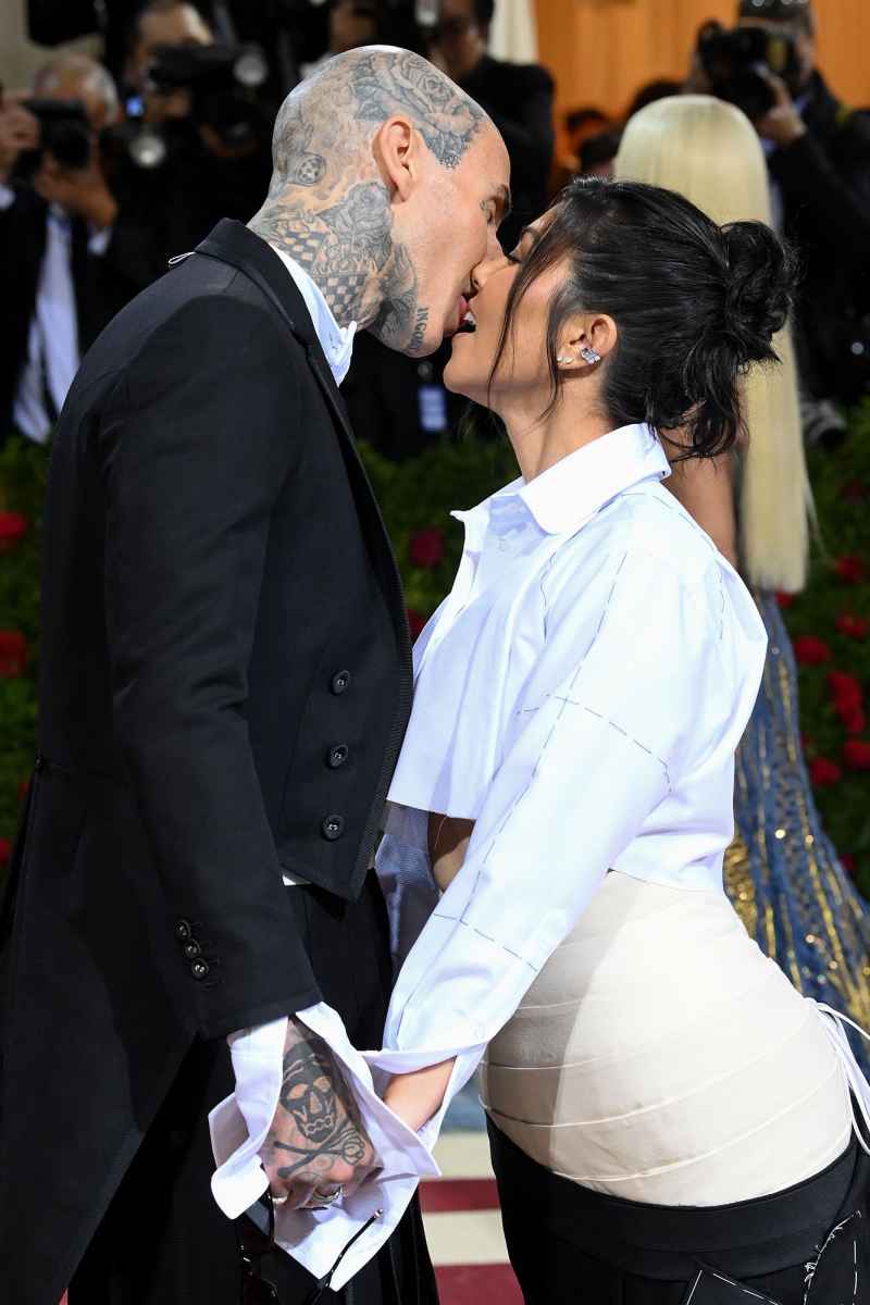 Kourtney Kardashian and Travis Barker Pack on the PDA at 2022 Met Gala 2022 After Skipping the Event 1 Year Prior 02