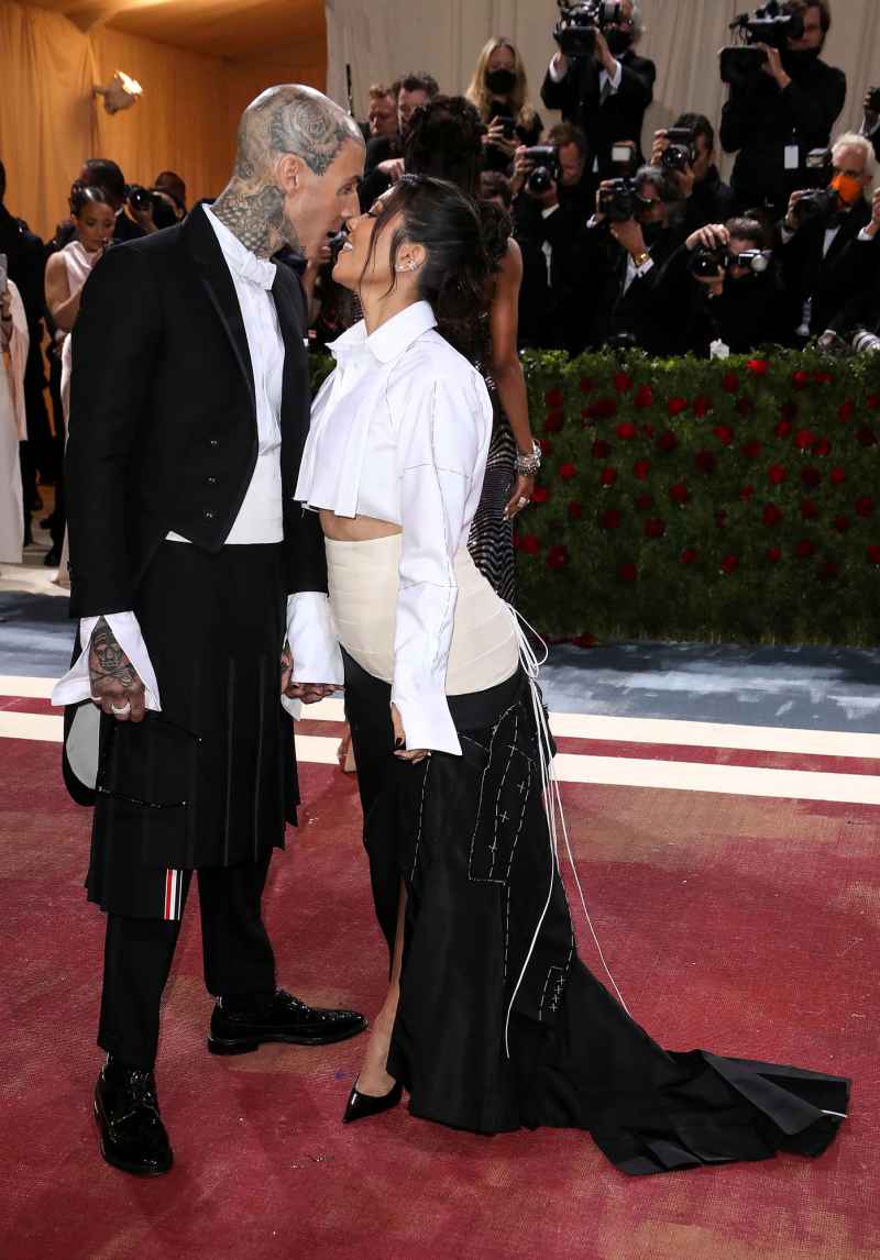 Kourtney Kardashian and Travis Barker Pack on the PDA at 2022 Met Gala 2022 After Skipping the Event 1 Year Prior 03