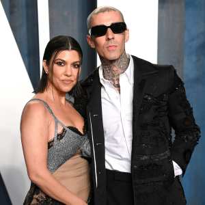 Kourtney Kardashian and Travis Barker Pack on the PDA in Official Wedding Photos
