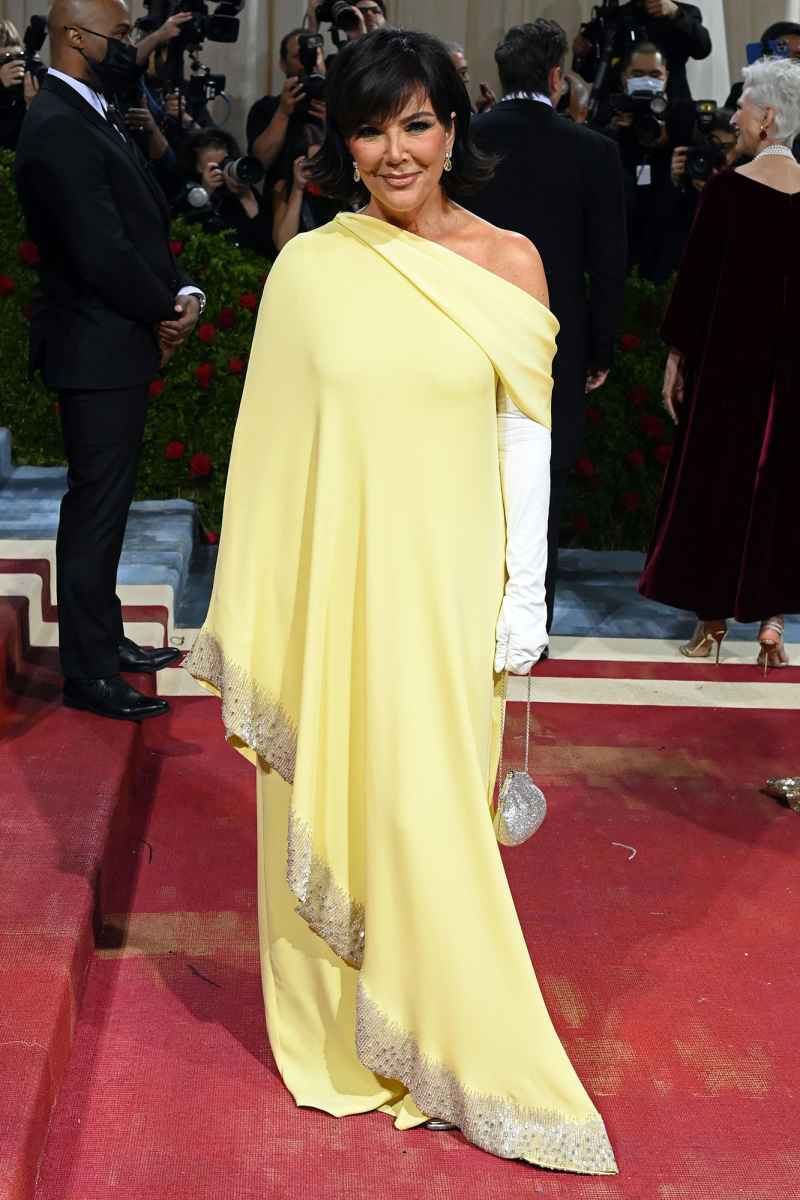 Kris Jenner Met Gala 2022 Red Carpet Fashion