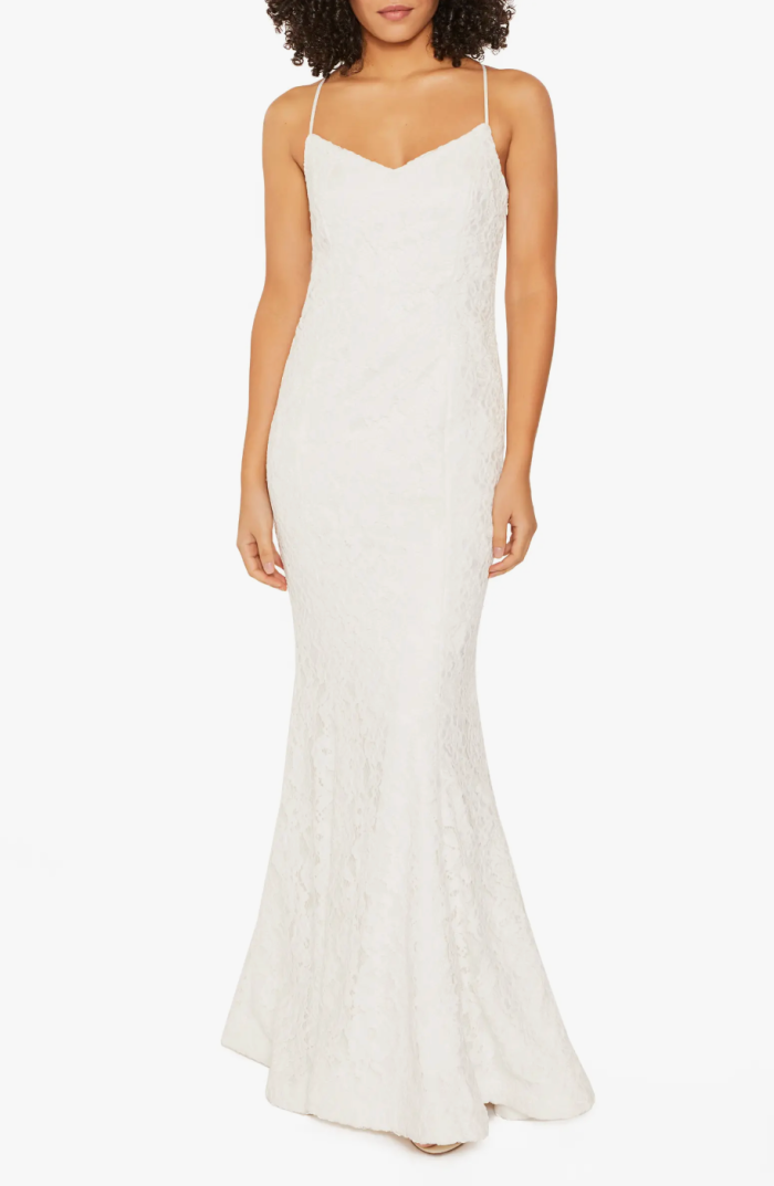 LIKELY Sardo Lace Gown