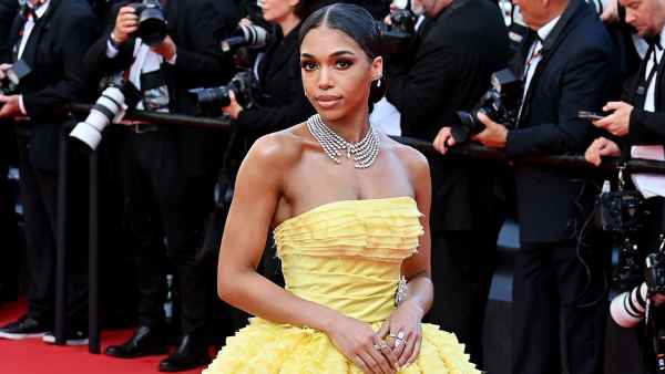 Lori Harvey Says She Felt Like 'Belle' as She Made Her Cannes Debut in Yellow Ruffled Gown
