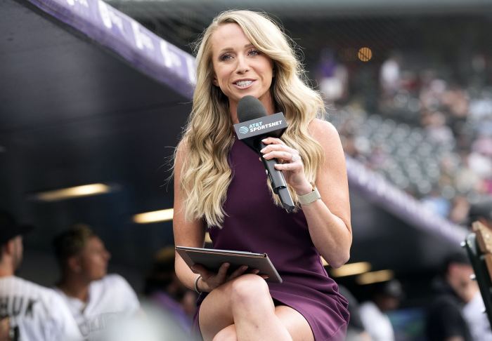 MLB Reporter Kelsey Wingert Hit in the Head by 95 MPH Line Drive