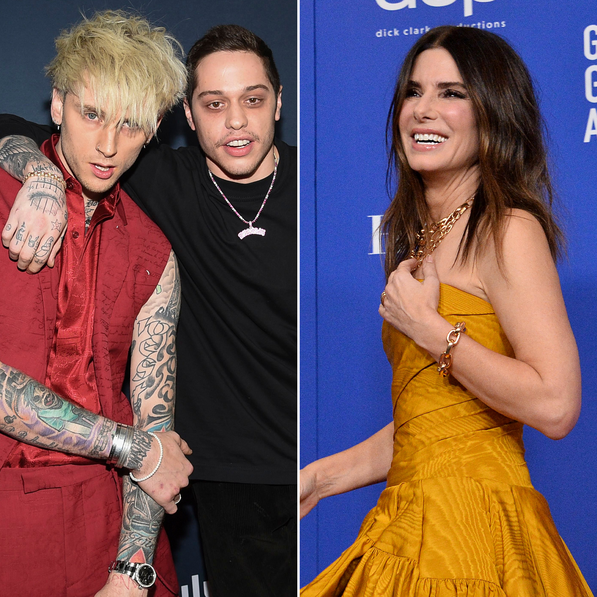 MGK, Pete Davidson Brought Beer to Sandra Bullock's Easter Party