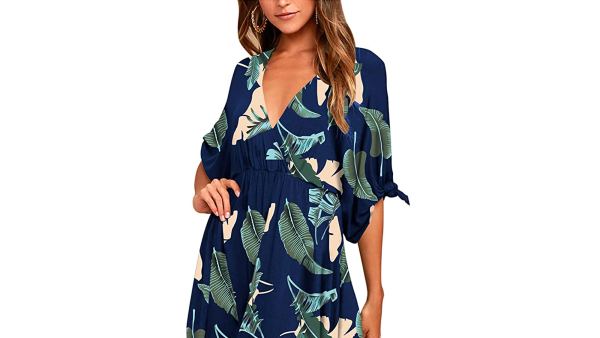 Meenew Women's Short Beach Dress