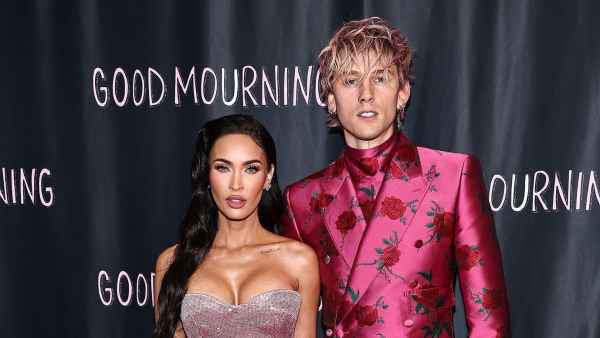 Megan Fox and Fiance Machine Gun Kelly Hold Hands at Good Mourning Premiere