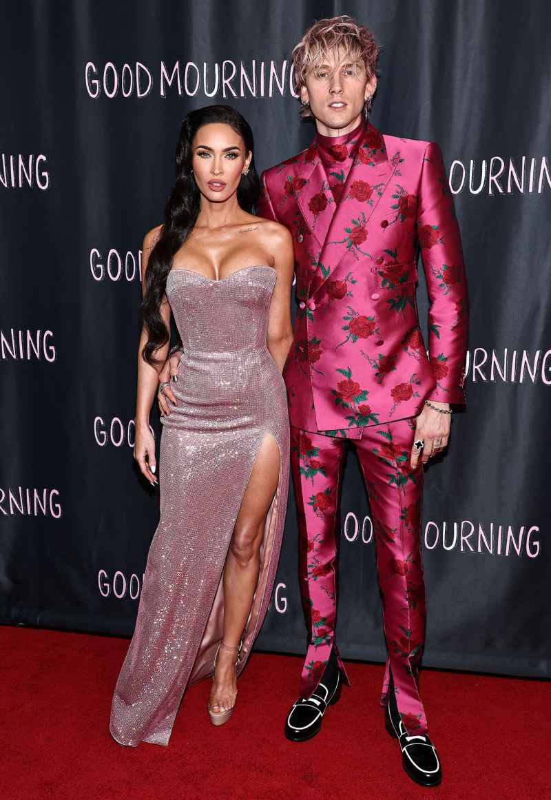 Megan Fox and Fiance Machine Gun Kelly Hold Hands at Good Mourning Premiere