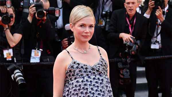 Glowing Pregnant Michelle Williams Debuts Baby Bump Cannes