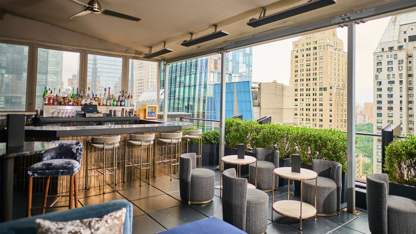 NYCs Life Rooftop Shows Off the City's Iconic Views at its Central Park Location