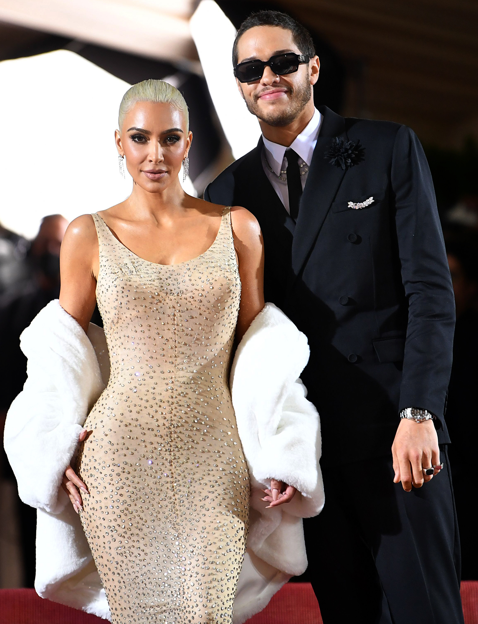 Pete Davidson Dyes His Hair Blonde to Match GF Kim Kardashian