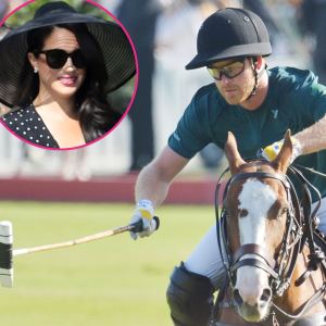 Royal PDA Meghan Markle Kisses Prince Harry After His Polo Match Win