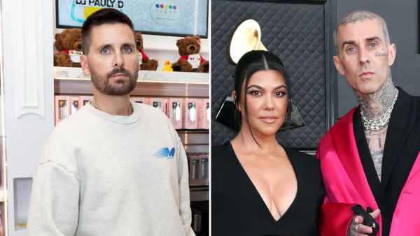 Scott Disick Turns Away Whenever Kourtney Kardashian and Travis Barker Make Out in Front of Him