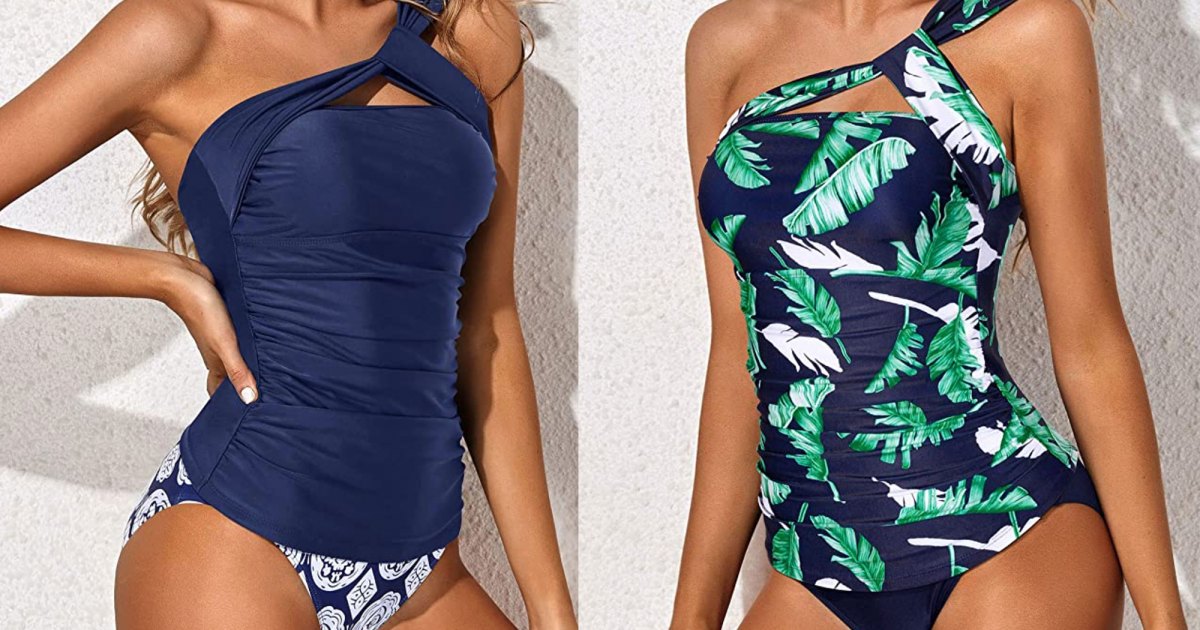 This Sleek Swim Set Will Make You Believe Tankinis Can Look Chic