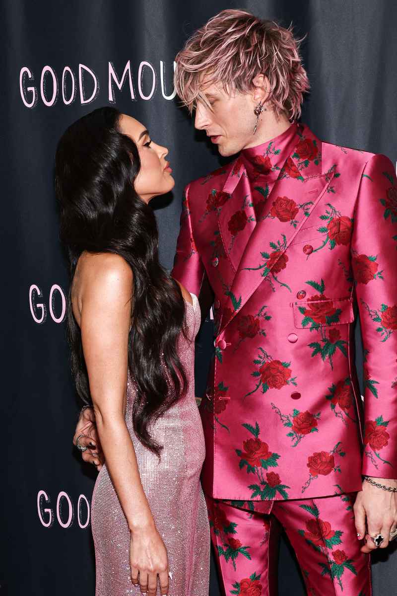 The Look of Love Megan Fox and Fiance Machine Gun Kelly Hold Hands at Good Mourning Premiere