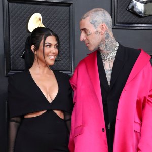 Travis Barker Removes Kourtney Kardashian Garter With His Teeth at Italian Wedding Reception