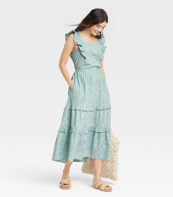 Universal Thread Women's Flutter Sleeveless Dress