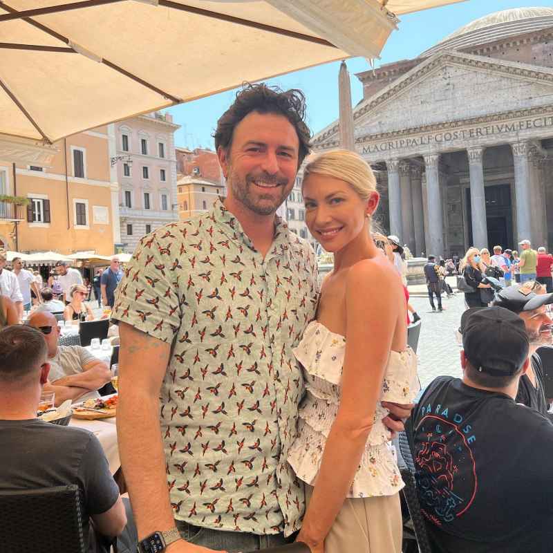 Vanderpump Rules Stassi Schroeder and Beau Clark Arrive in Rome to Kick Off Wedding Week With Their Crew