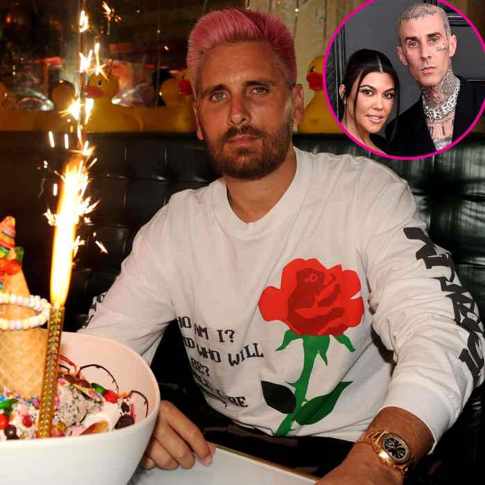 Where Was Scott While Kourtney and Travis Barker Tied the Knot in Italy?