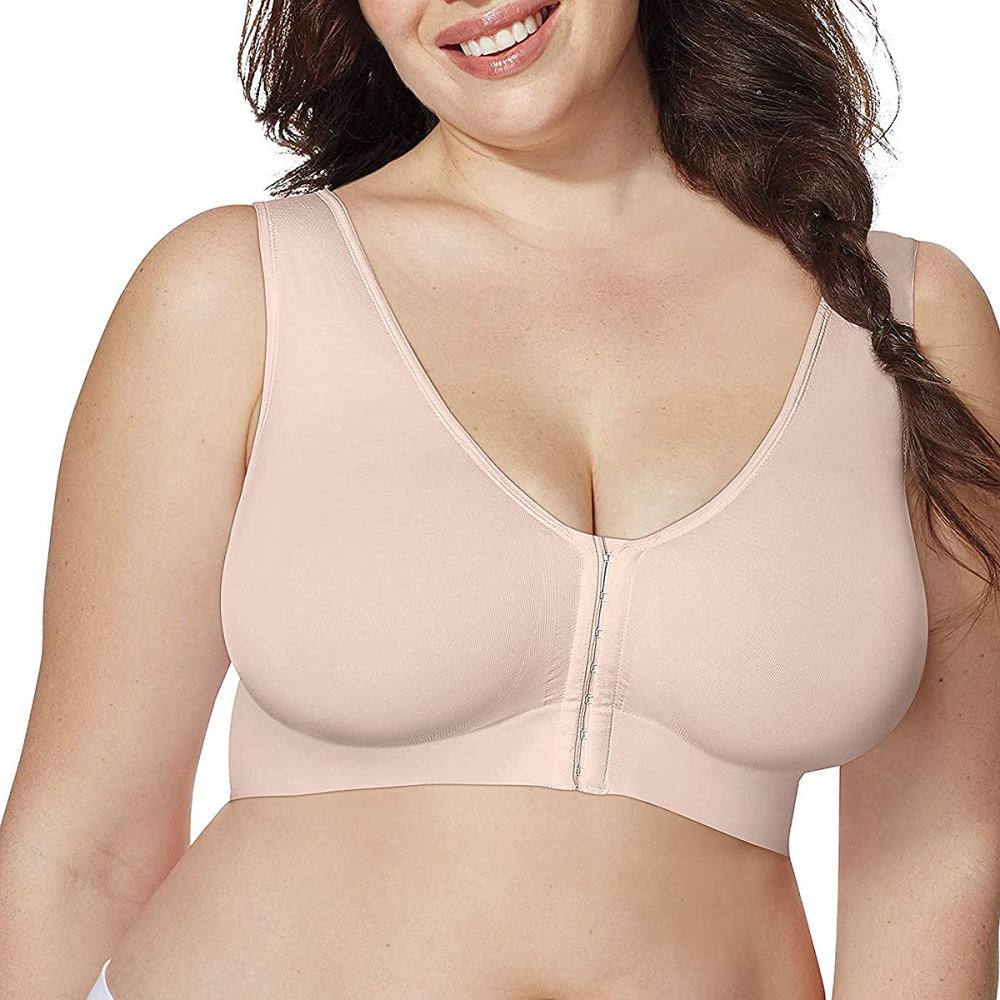 SHAPERMINT Enhanced Smoothing Wireless Bralette for Women with