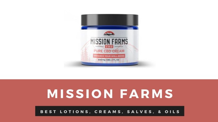 Mission Farms Pure CBD Goat Milk Cream