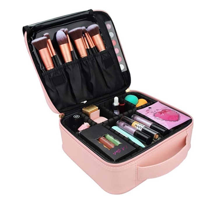 pink makeup case